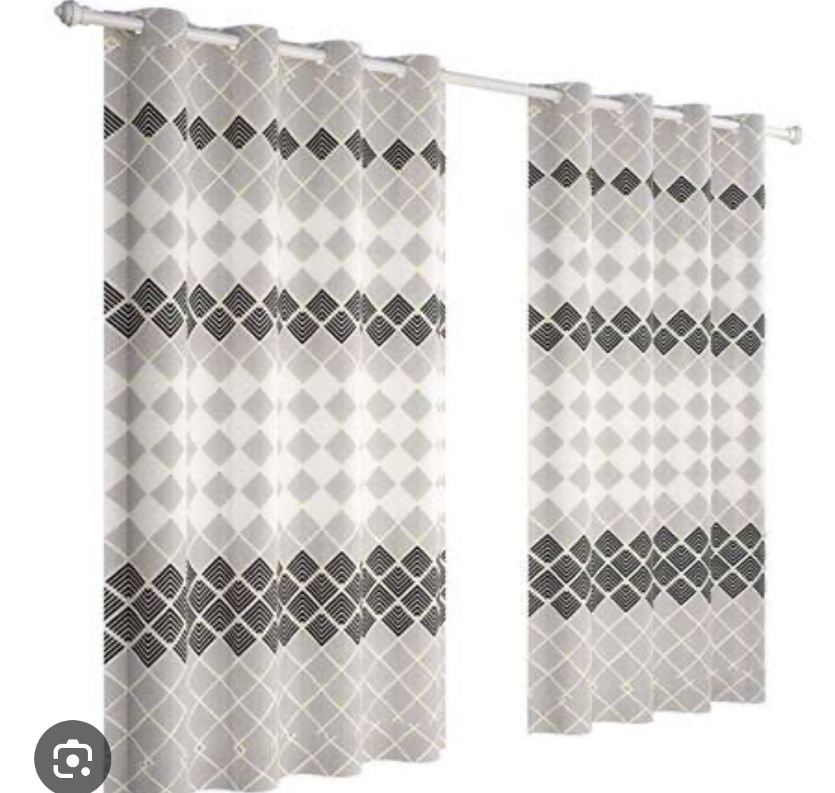 Cortina De Cozinha Ceci Estampada 2,60 X 1,40 Santista