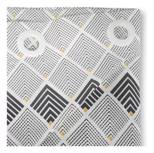 Cortina De Cozinha Ceci Estampada 2,60 X 1,40 Santista