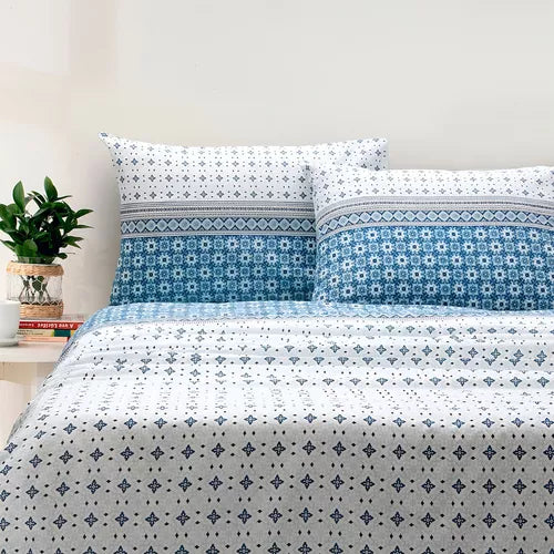 Jg De Cama Casal Royal Themis 4 Peças 100% Algodão Santista