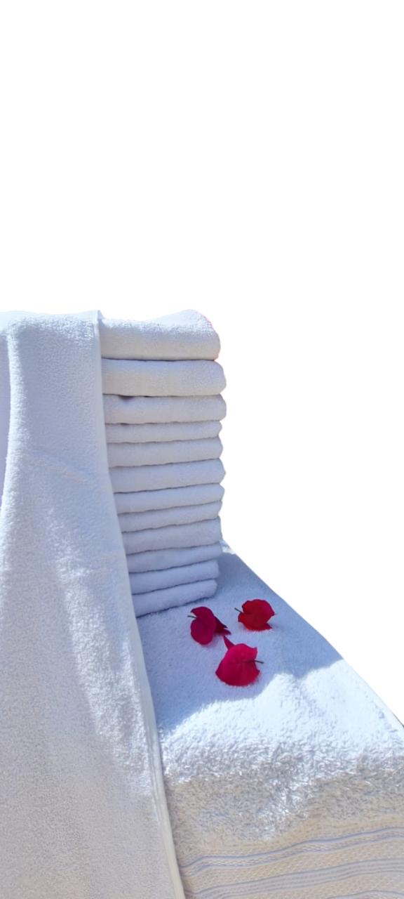 kit com 6 unidades toalhas de rosto linha Hotelaria 45x80cm branca 90%algd