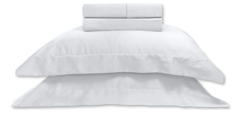 Jogo De Cama Casal 4 Peças Trésor - 200 Fios Branco
