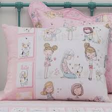 Kit 3 fronhas Santista Rosa Friends 100%algodao