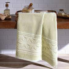 Toalha Banhao Felpudo Jacquard Confort Com Barra Dohler 0,90x1,50 verde