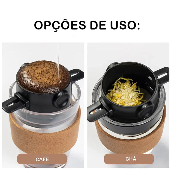 Mini Filtro Coador Reutilizável Para Café E Chá