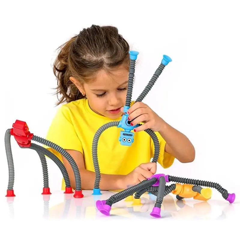 Robo Pop Tube Flexível Com LED